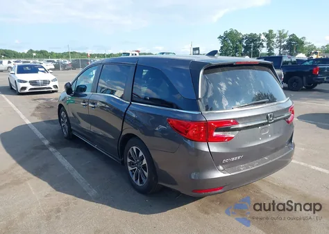 2023 Honda Odyssey Ex-L из США, поврежденный, VIN 5FNRL6H65PB050298